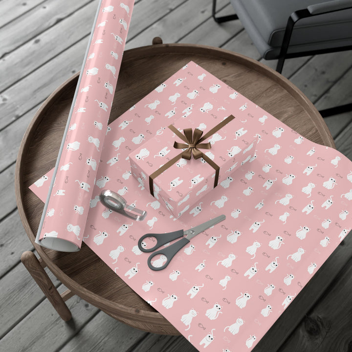 Cats and Fish Gift Wrap