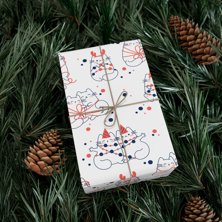 Feline Festive Christmas Gift Wrap