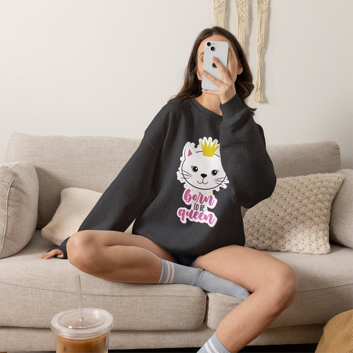 Queen Kitty Crewneck Sweatshirt