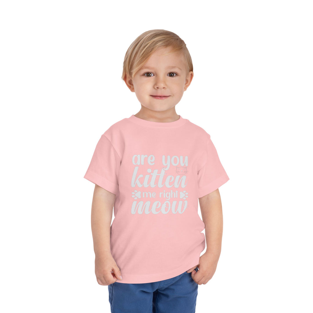 Kitten Me Right Meow Toddler Tee