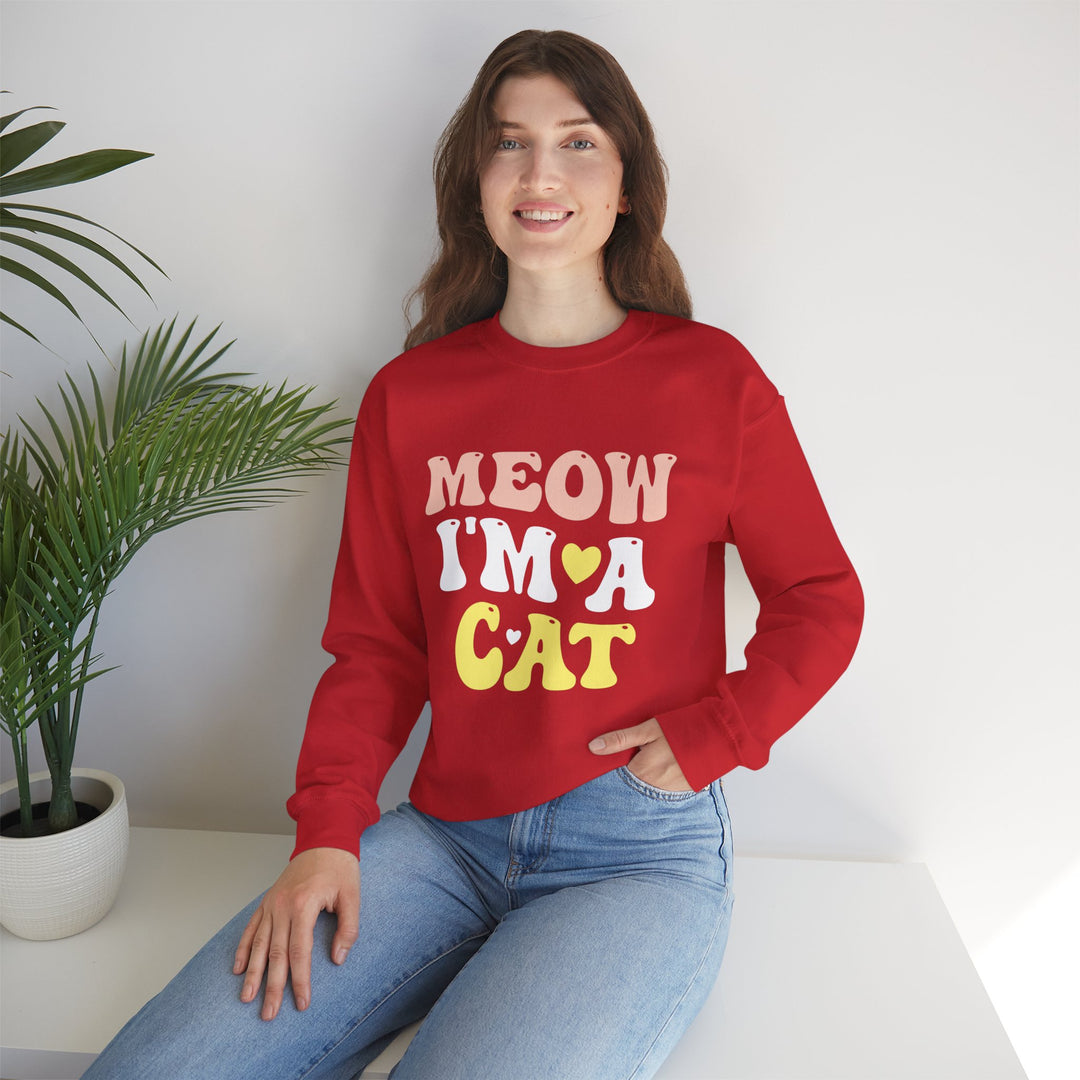 Meow I'm A Cat Unisex Crewneck Sweatshirt