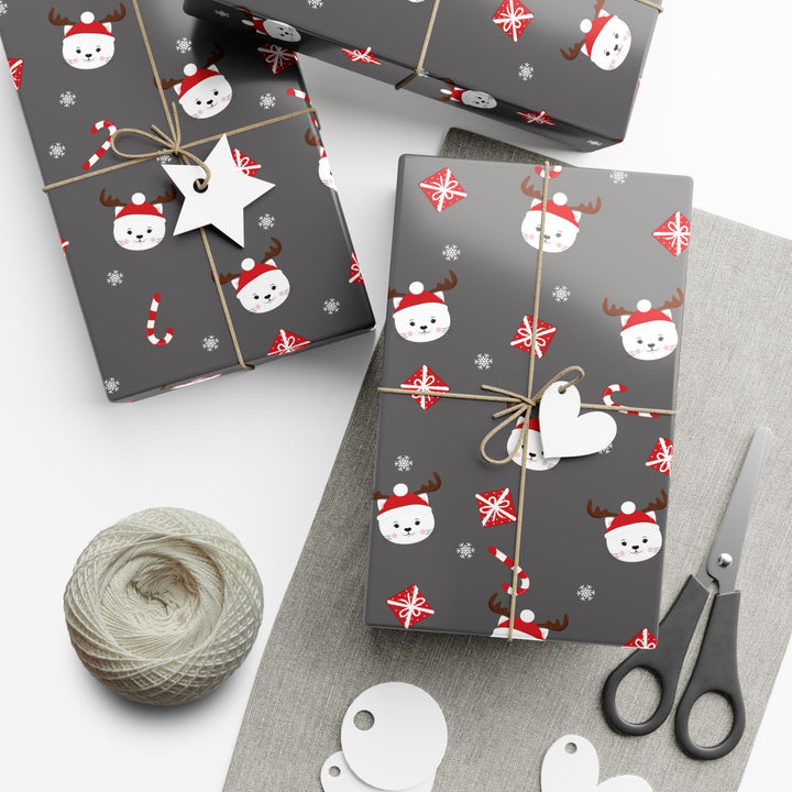 Reindeer Cat Gift Wrap