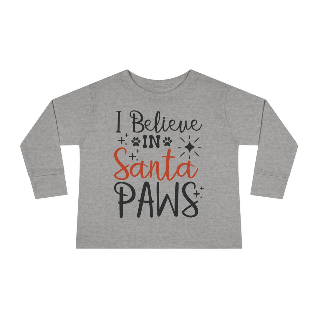 Santa Paws Toddler Long Sleeve Tee