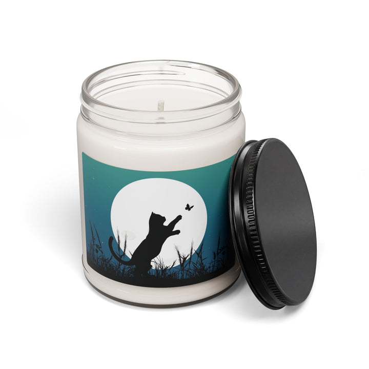 Moonlight Kitty Scented Soy Candle, 9oz