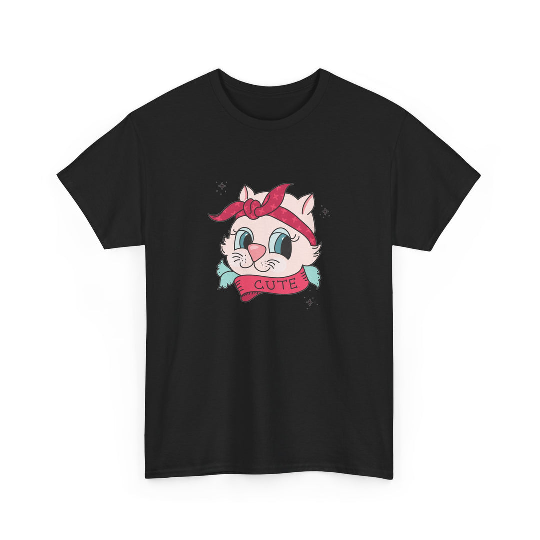 Tattoo Cat Cotton Tee