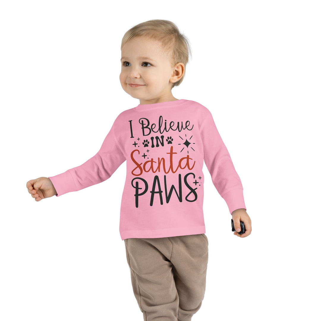 Santa Paws Toddler Long Sleeve Tee
