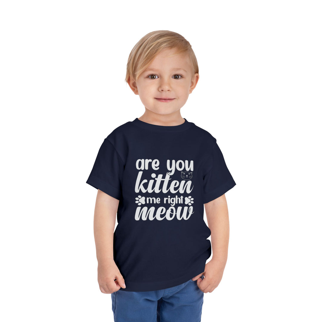 Kitten Me Right Meow Toddler Tee
