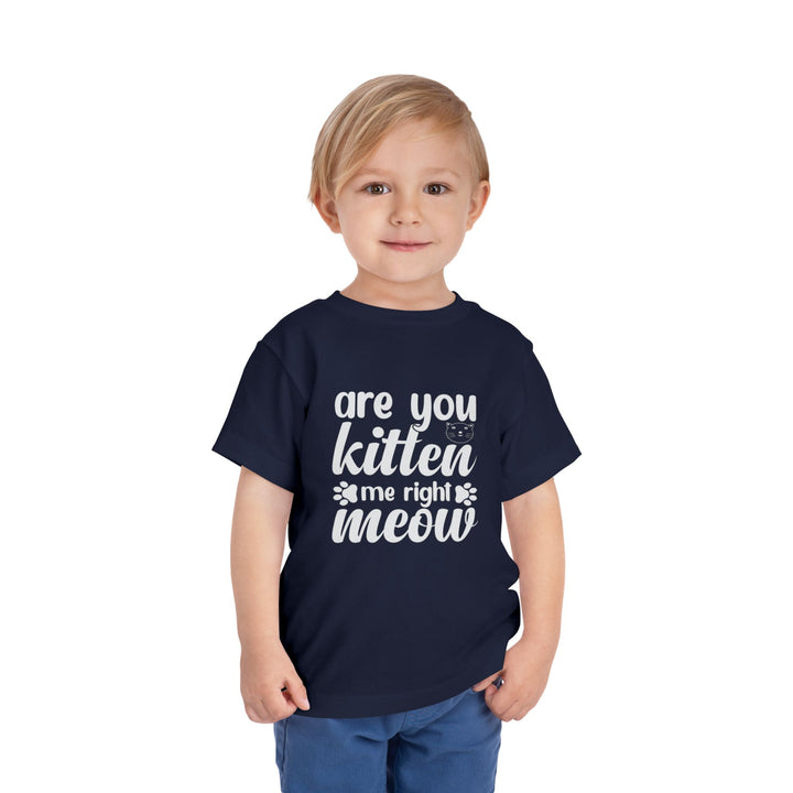 Kitten Me Right Meow Toddler Tee