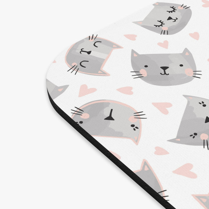 Sweet Gray Kitty Mouse Pad
