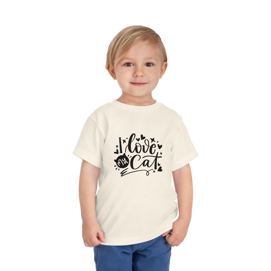 I Love My Cat Toddler Tee
