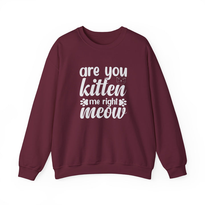 Kitten Me Right Meow Crewneck Sweatshirt
