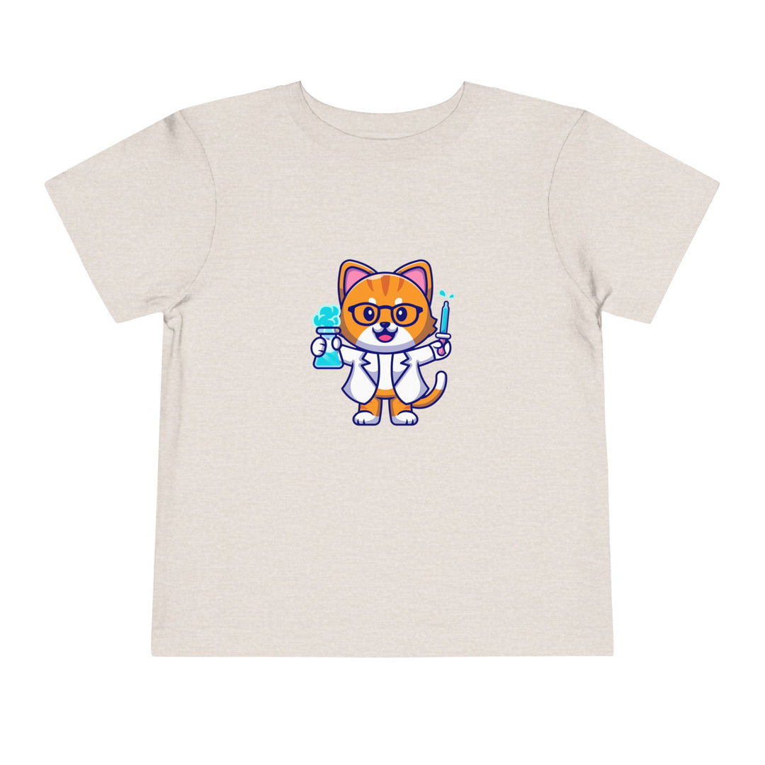 Scientist Kitty Toddler Tee
