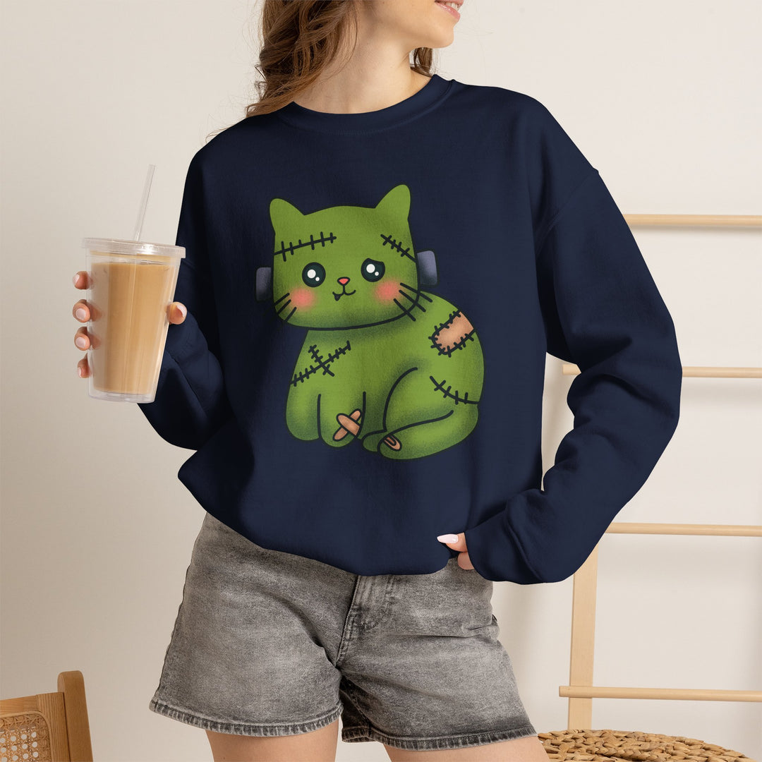 Frankenkitty Unisex Crewneck Sweatshirt