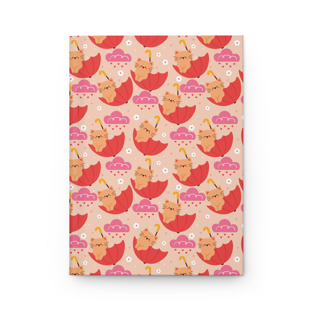 Umbrella Cats Hardcover Journal