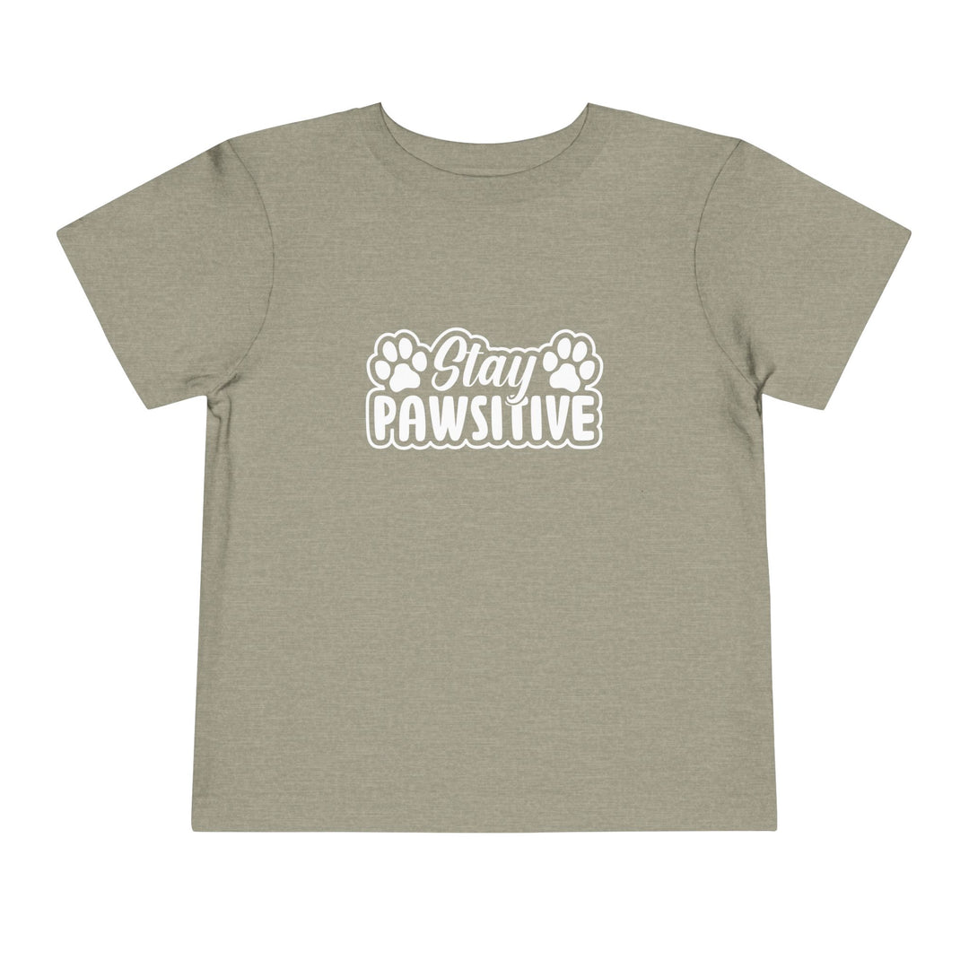 Stay Pawsitive Toddler Tee