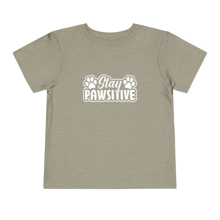 Stay Pawsitive Toddler Tee