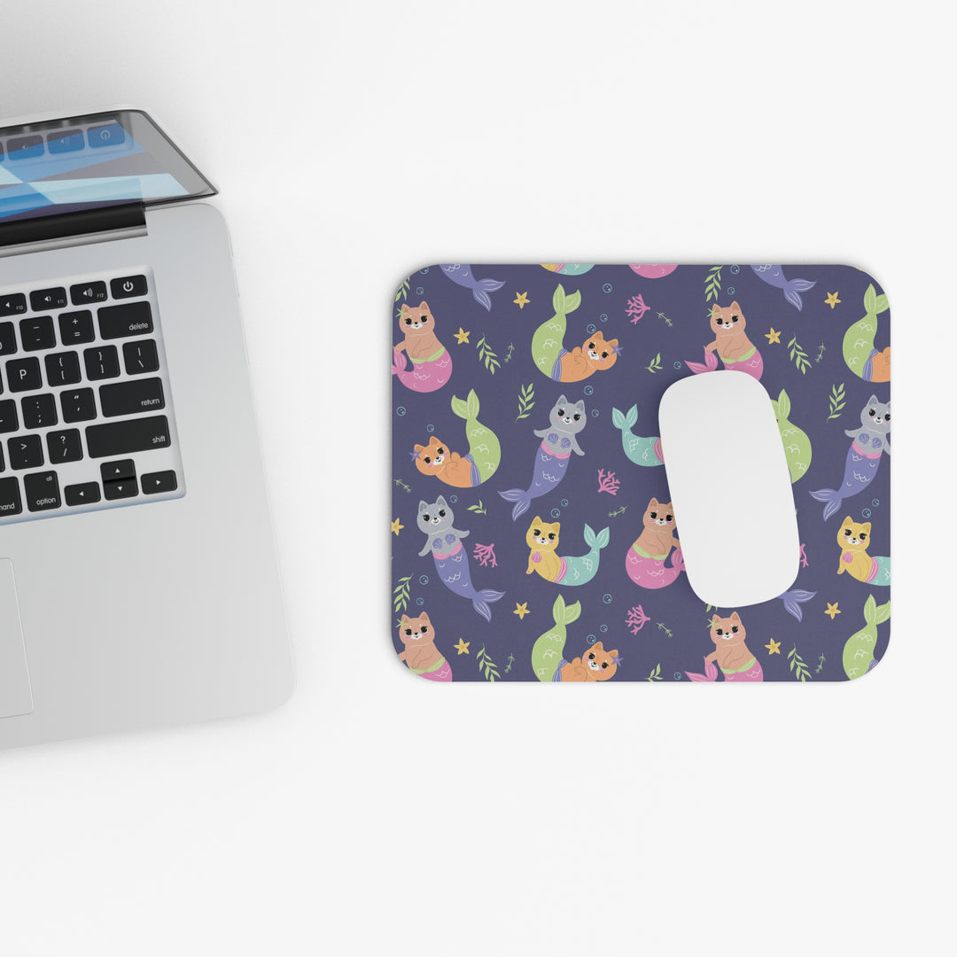 Mermaid Cat Mouse Pad
