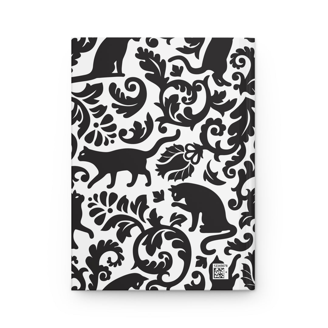 Toile Cat Hardcover Journal