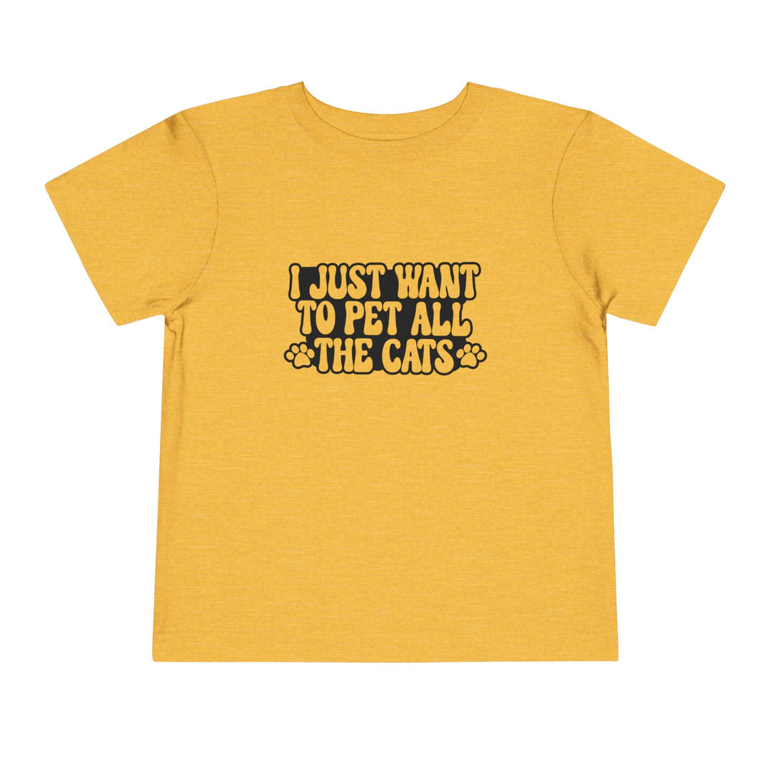 Pet All The Cats Toddler Tee