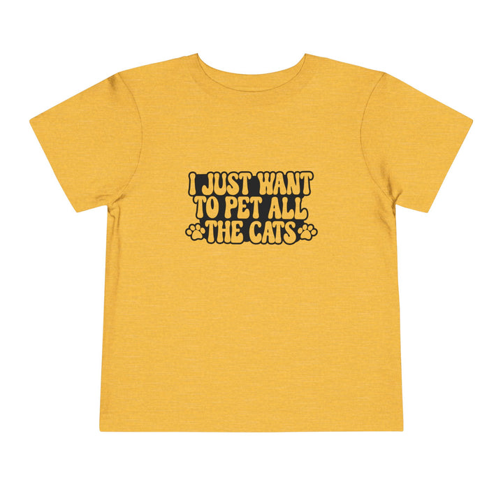 Pet All The Cats Toddler Tee