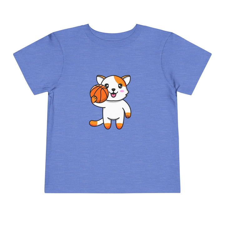Basketball Cat Toddler Tee