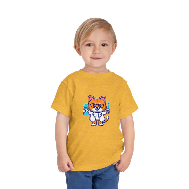 Scientist Kitty Toddler Tee