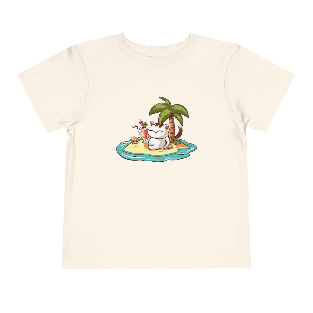Tropical Cat Toddler Tee