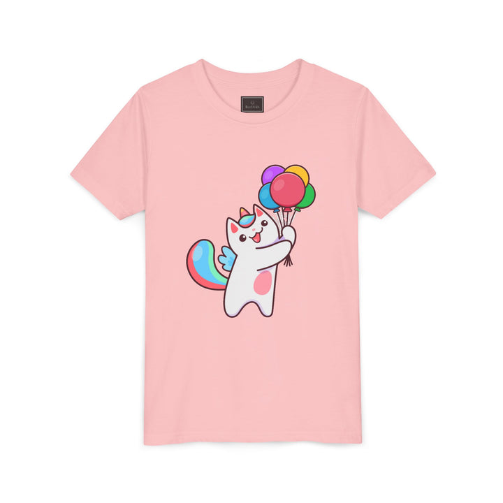 Caticorn and Balloons Youth Short Sleeve Tee