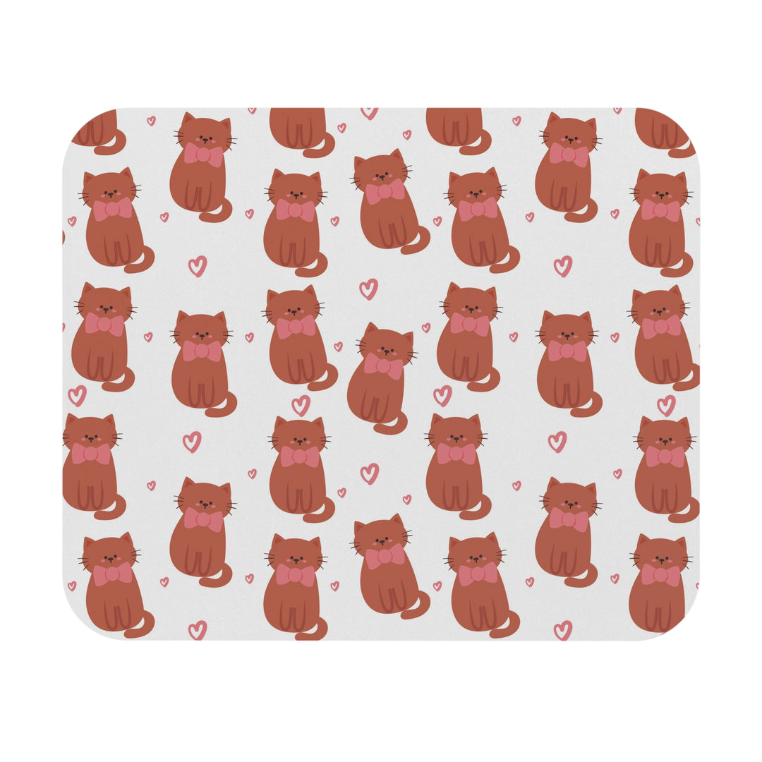 Bow Tie Cat Mouse Pad