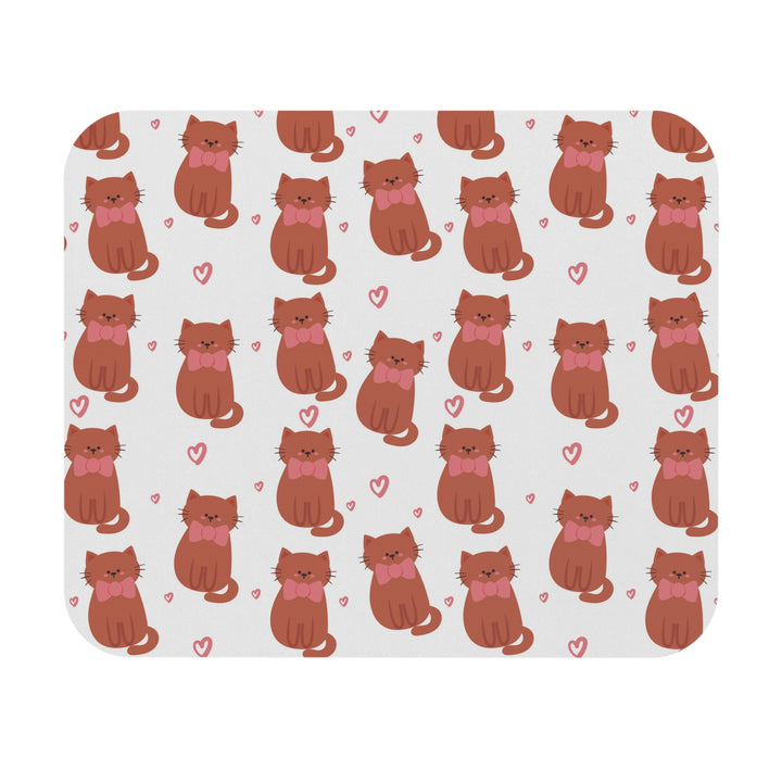 Bow Tie Cat Mouse Pad