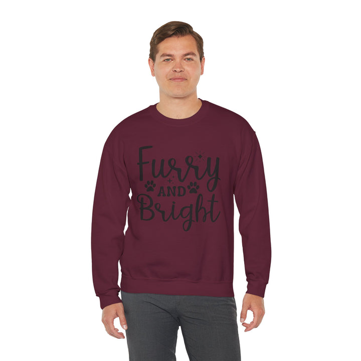 Furry and Bright Crewneck Sweatshirt