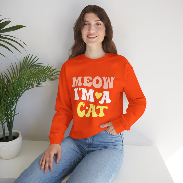 Meow I'm A Cat Unisex Crewneck Sweatshirt