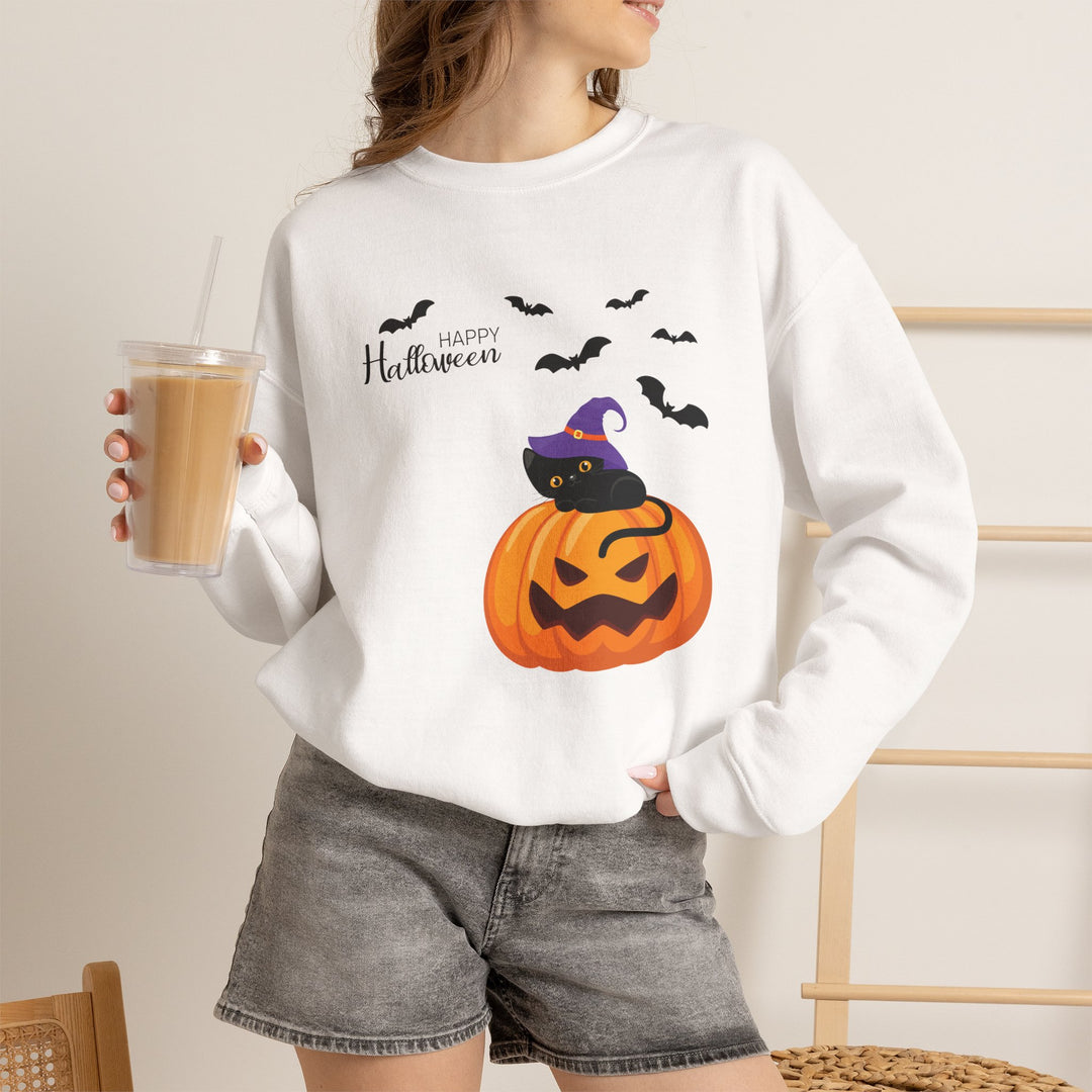 Cat-O-Lantern Crewneck Sweatshirt