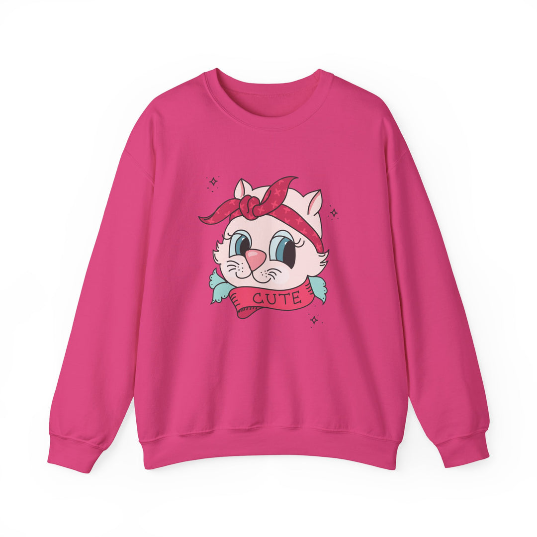 Tattoo Cat Crewneck Sweatshirt