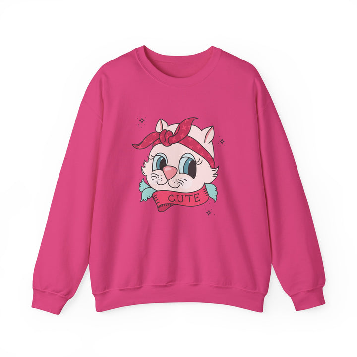 Tattoo Cat Crewneck Sweatshirt