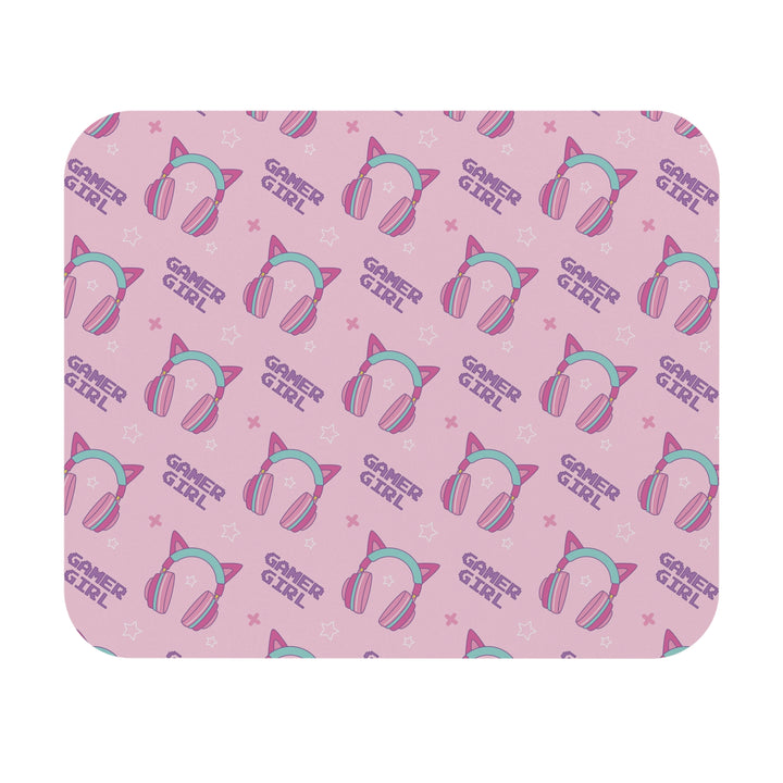 Cat Gamer Girl Mouse Pad