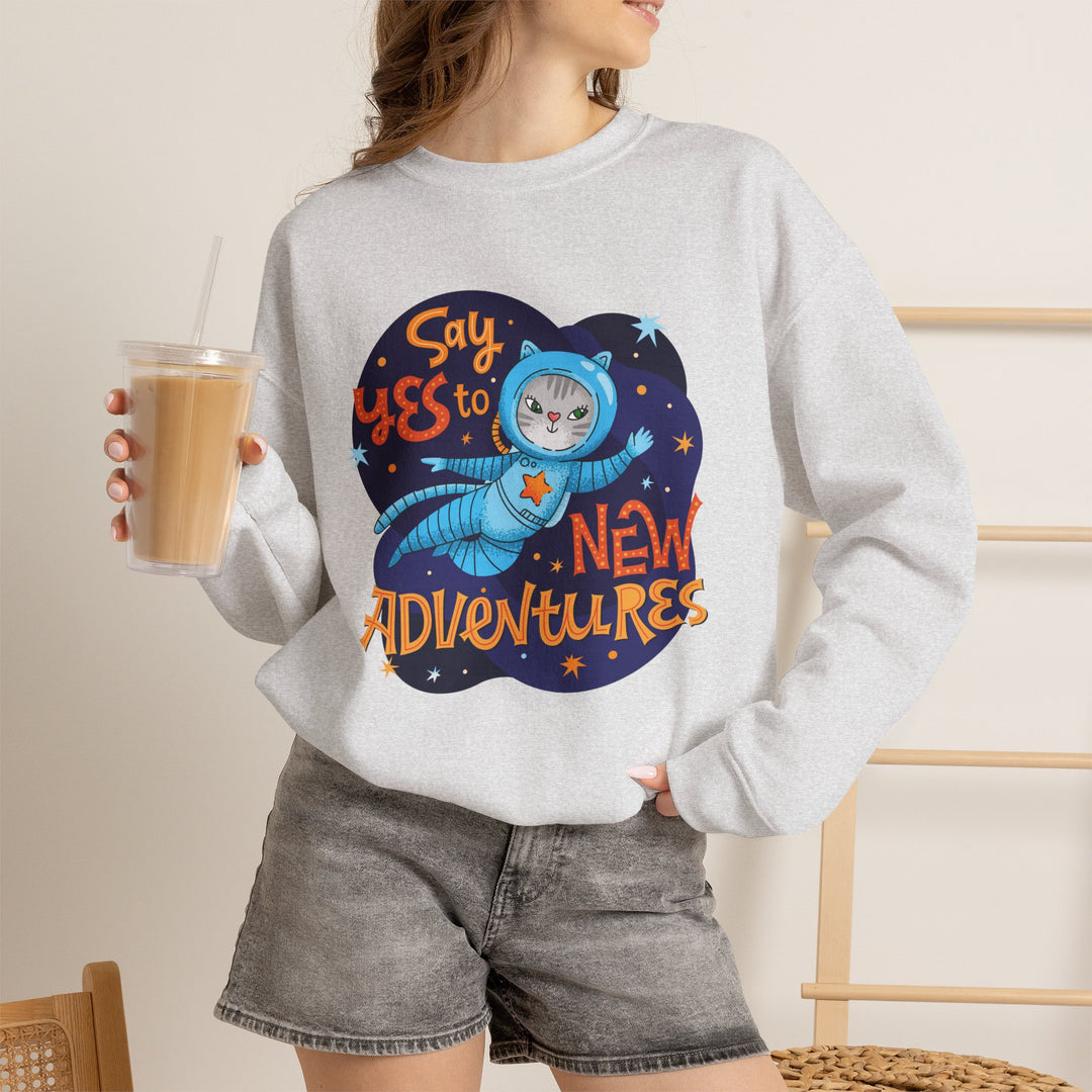 Adventure Kitty Crewneck Sweatshirt
