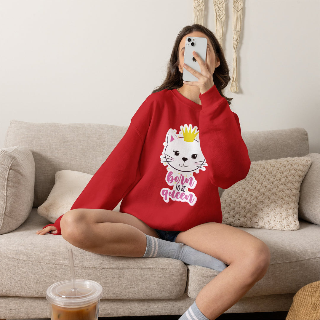 Queen Kitty Crewneck Sweatshirt