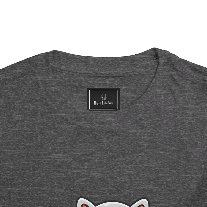 Cat Eating A Fish Toddler Tee