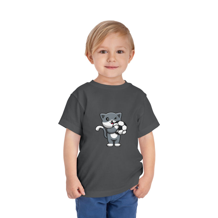 Soccer Cat Toddler Tee