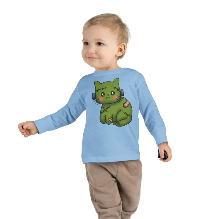 Frankenkitty Toddler Long Sleeve Tee