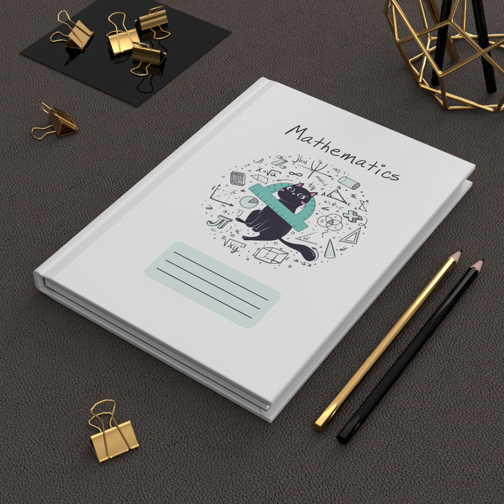 Mathematics Cat Hardcover Journal