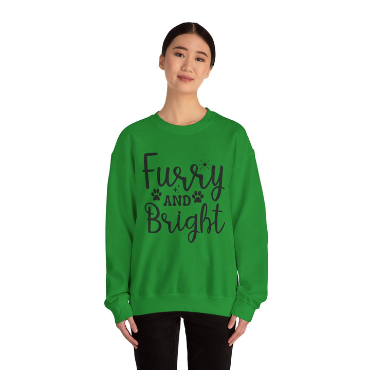 Furry and Bright Unisex Crewneck Sweatshirt