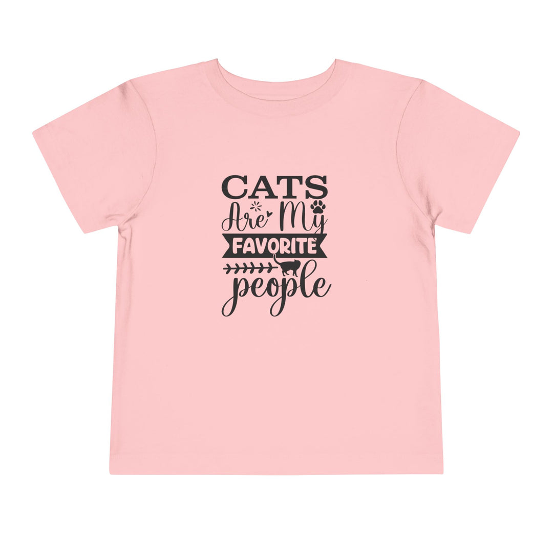 Cats Are My Favorite People Toddler Tee