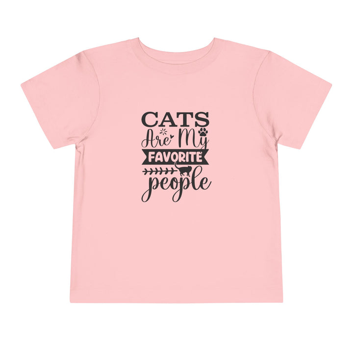 Cats Are My Favorite People Toddler Tee