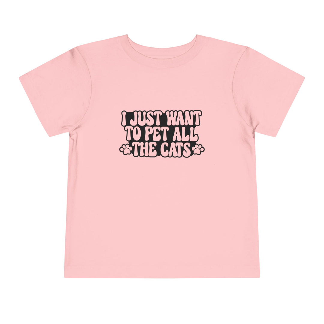 Pet All The Cats Toddler Tee