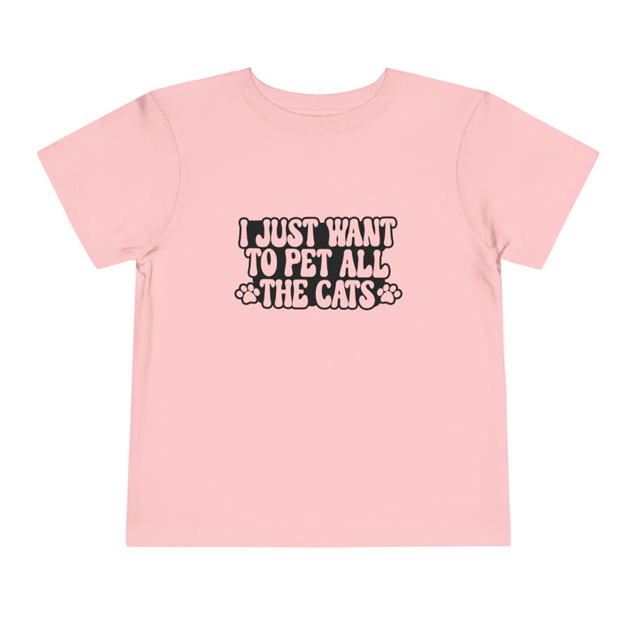 Pet All The Cats Toddler Tee