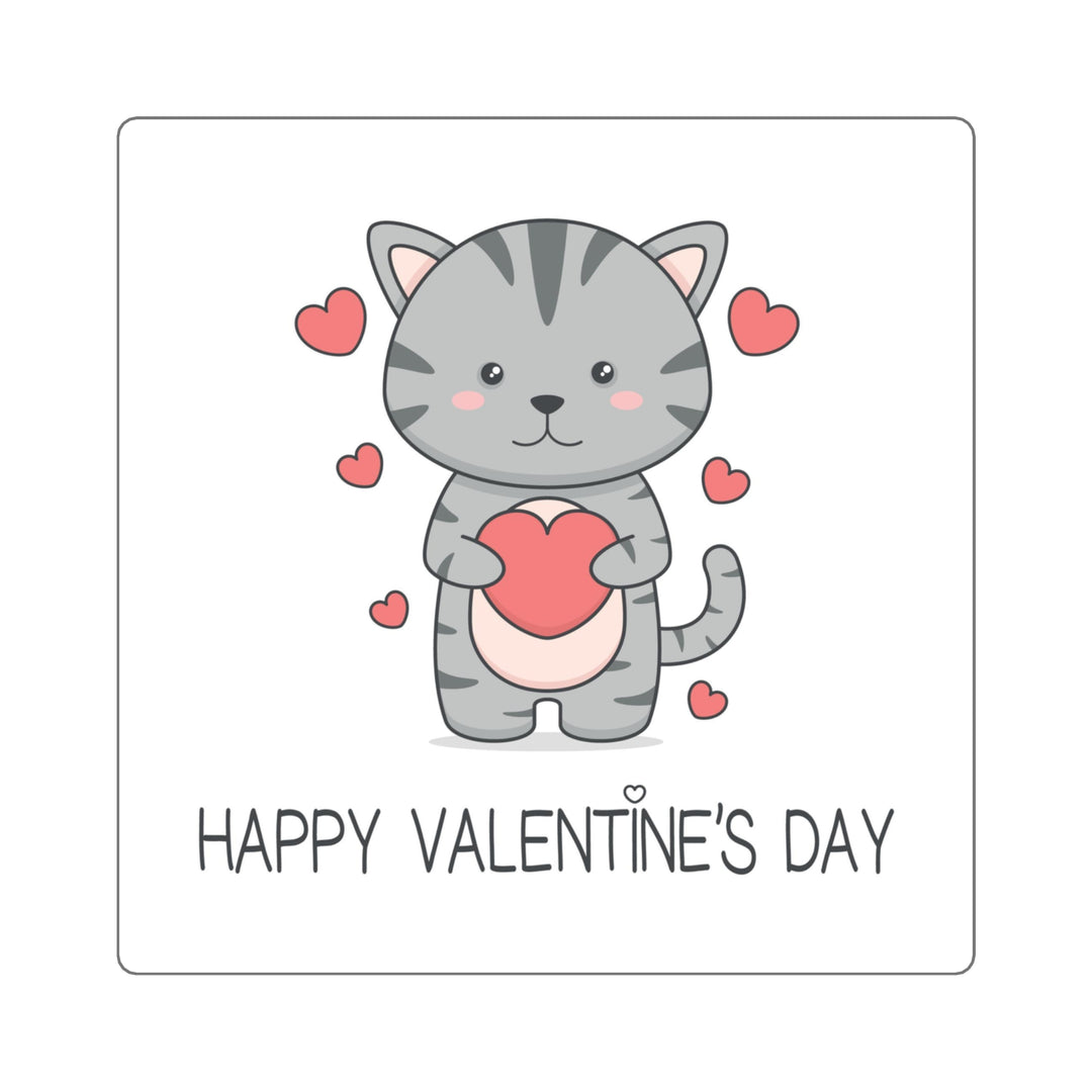 Valentine Cat Sticker