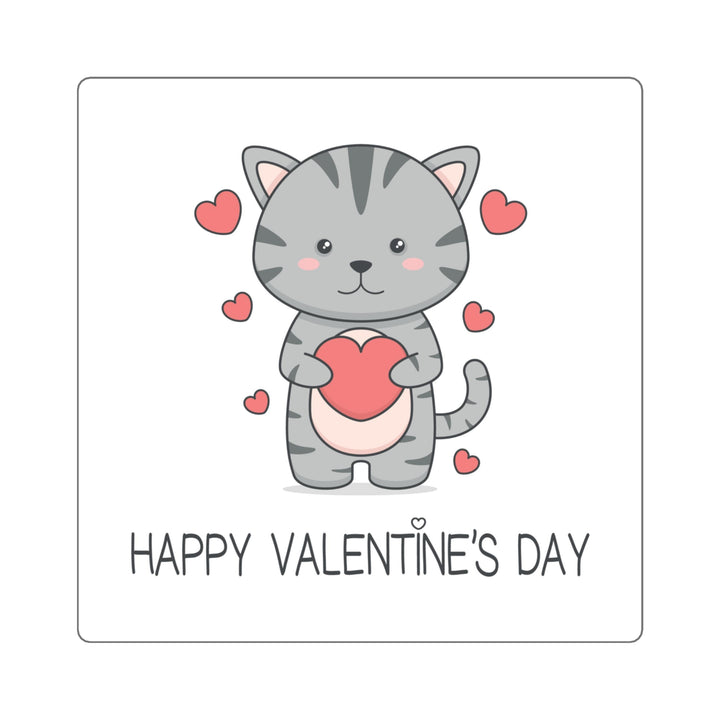 Valentine Cat Sticker