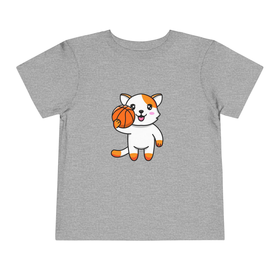 Basketball Cat Toddler Tee